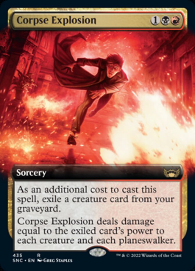 Corpse Explosion (Extended Art) [Streets of New Capenna] | Game Master's Emporium (The New GME)