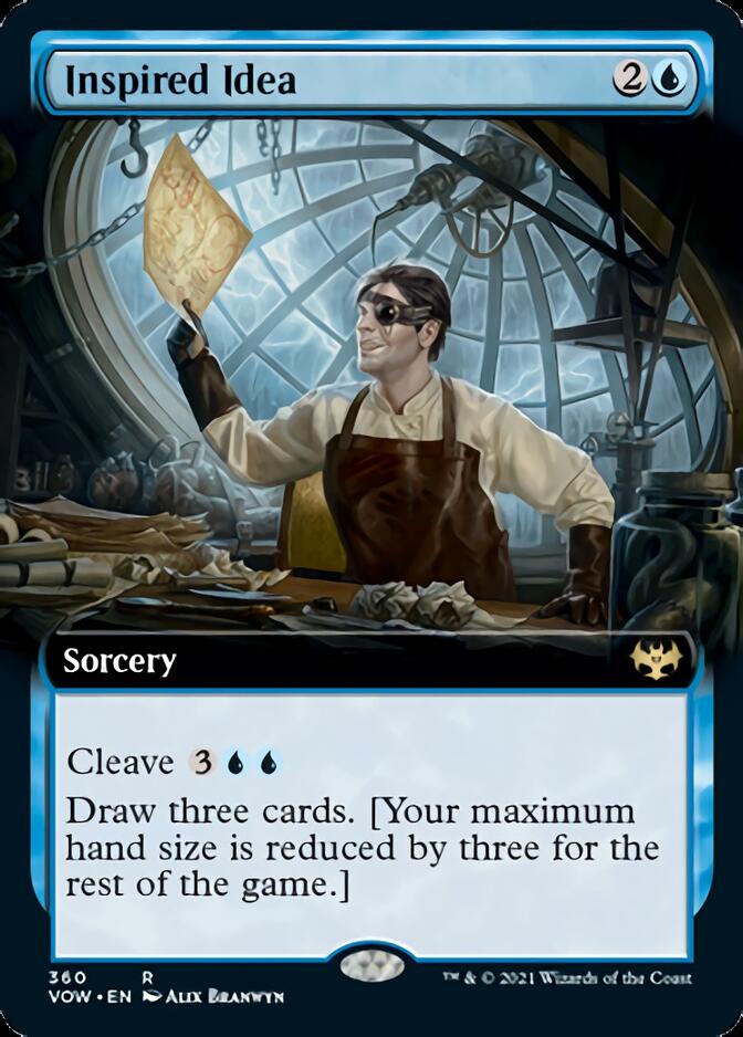 Inspired Idea (Extended Art) [Innistrad: Crimson Vow] | Game Master's Emporium (The New GME)