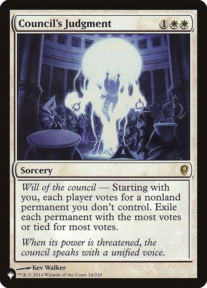 Council's Judgment [The List] | Game Master's Emporium (The New GME)