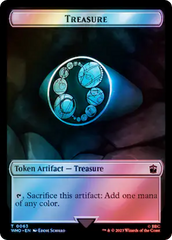 Dalek // Treasure (0063) Double-Sided Token (Surge Foil) [Doctor Who Tokens] | Game Master's Emporium (The New GME)