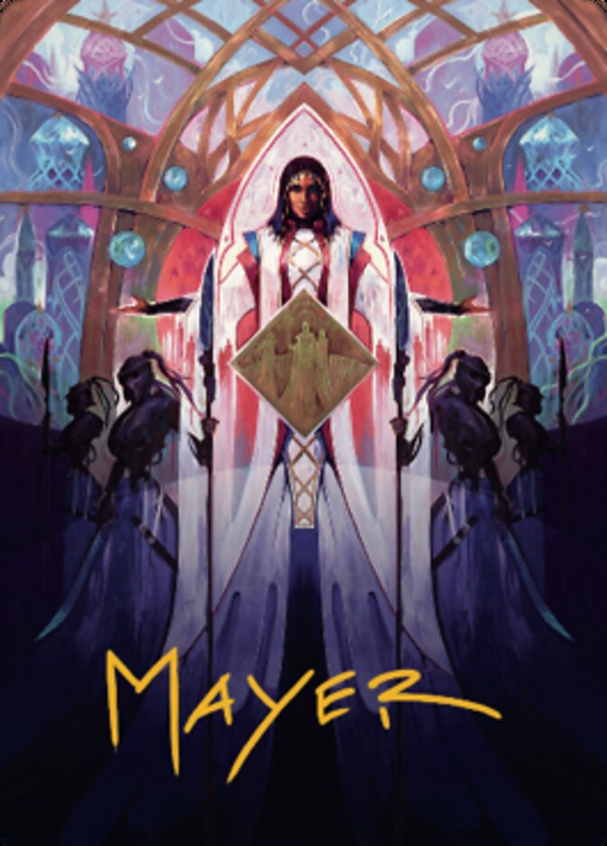 Kayla's Command Art Card (Gold-Stamped Signature) [The Brothers' War Art Series] | Game Master's Emporium (The New GME)