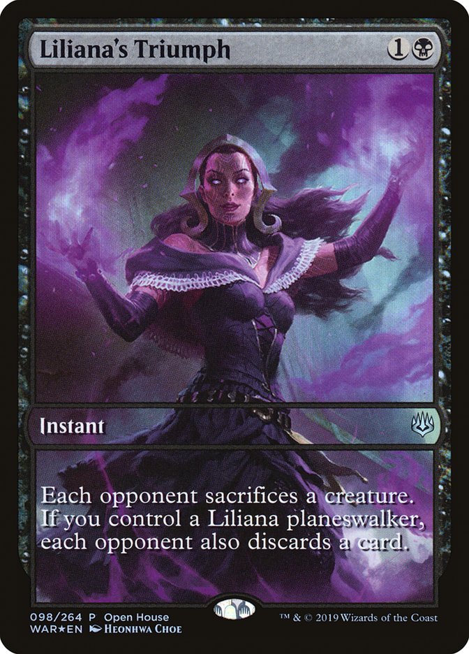 Liliana's Triumph (Open House) [War of the Spark Promos] | Game Master's Emporium (The New GME)