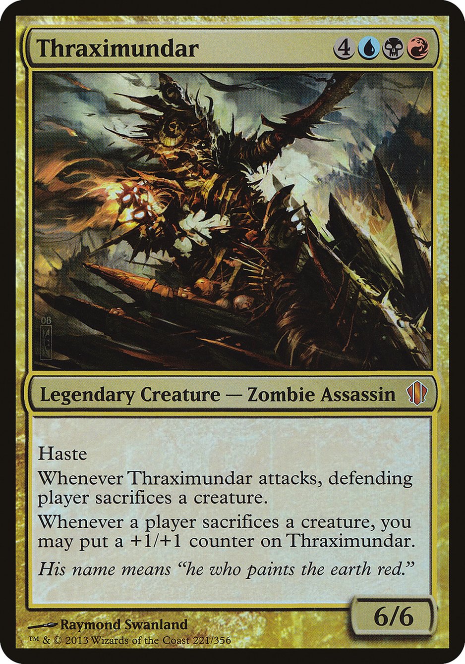 Thraximundar (Oversized) [Commander 2013 Oversized] | Game Master's Emporium (The New GME)