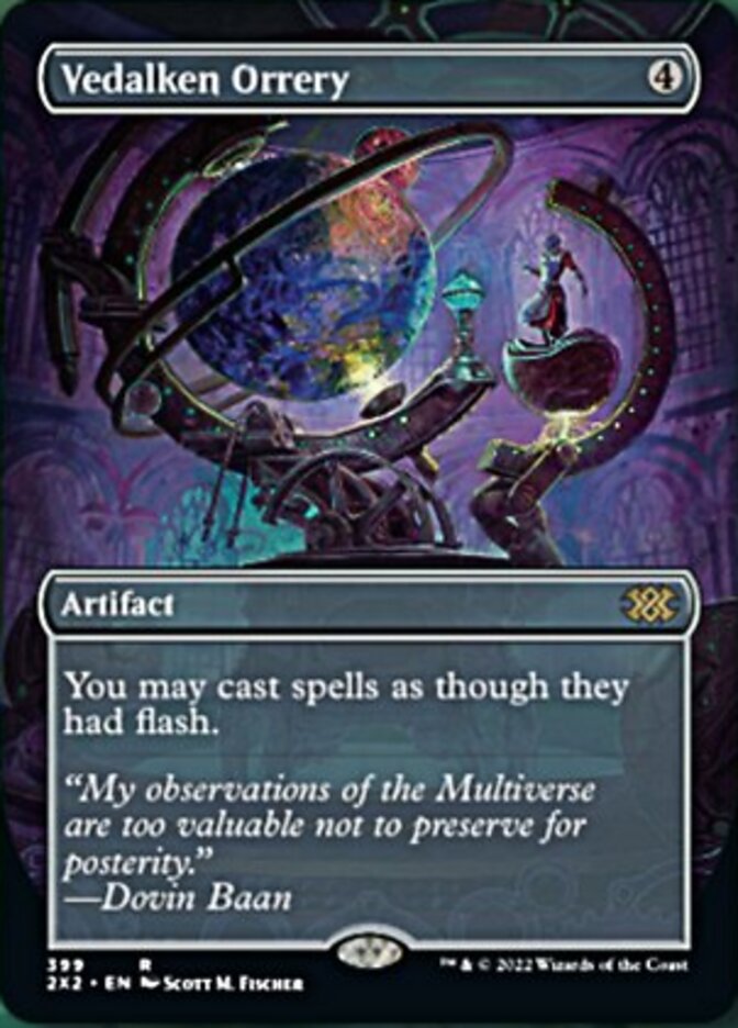 Vedalken Orrery (Borderless Alternate Art) [Double Masters 2022] | Game Master's Emporium (The New GME)