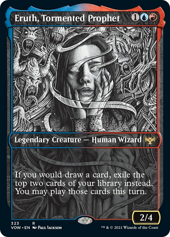Eruth, Tormented Prophet (Showcase Eternal Night) [Innistrad: Crimson Vow] | Game Master's Emporium (The New GME)