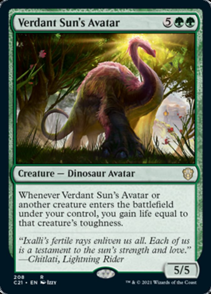 Verdant Sun's Avatar [Commander 2021] | Game Master's Emporium (The New GME)