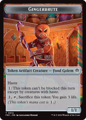 Gingerbrute // Jace Double-Sided Token [Reality Fracture Commander Tokens] | Game Master's Emporium (The New GME)
