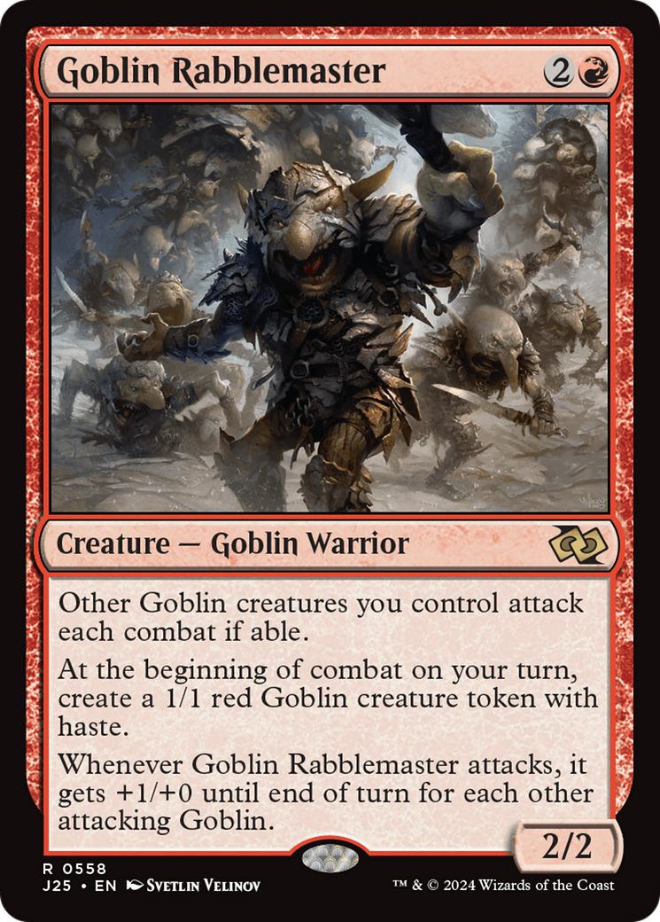 Goblin Rabblemaster [Foundations Jumpstart] | Game Master's Emporium (The New GME)