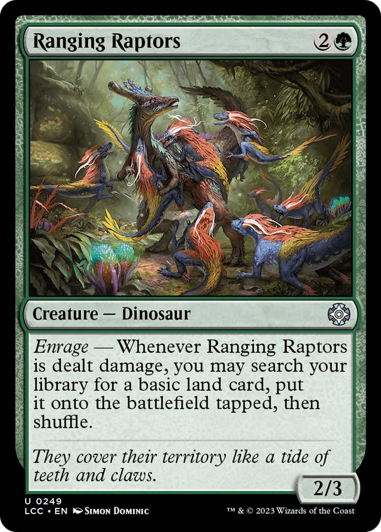 Ranging Raptors [The Lost Caverns of Ixalan Commander] | Game Master's Emporium (The New GME)