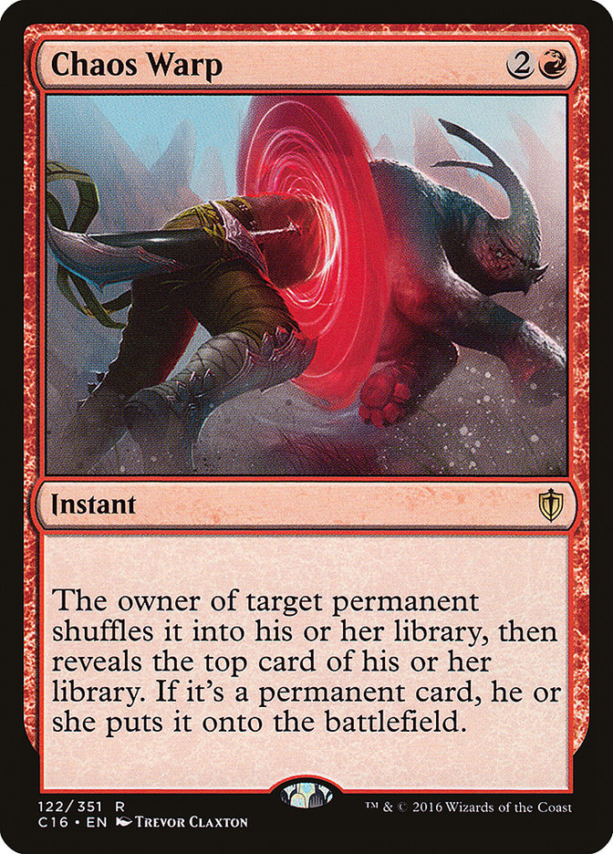 Chaos Warp [Commander 2016] | Game Master's Emporium (The New GME)