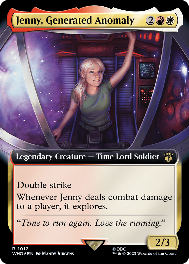 Jenny, Generated Anomaly (Extended Art) (Surge Foil) [Doctor Who] | Game Master's Emporium (The New GME)