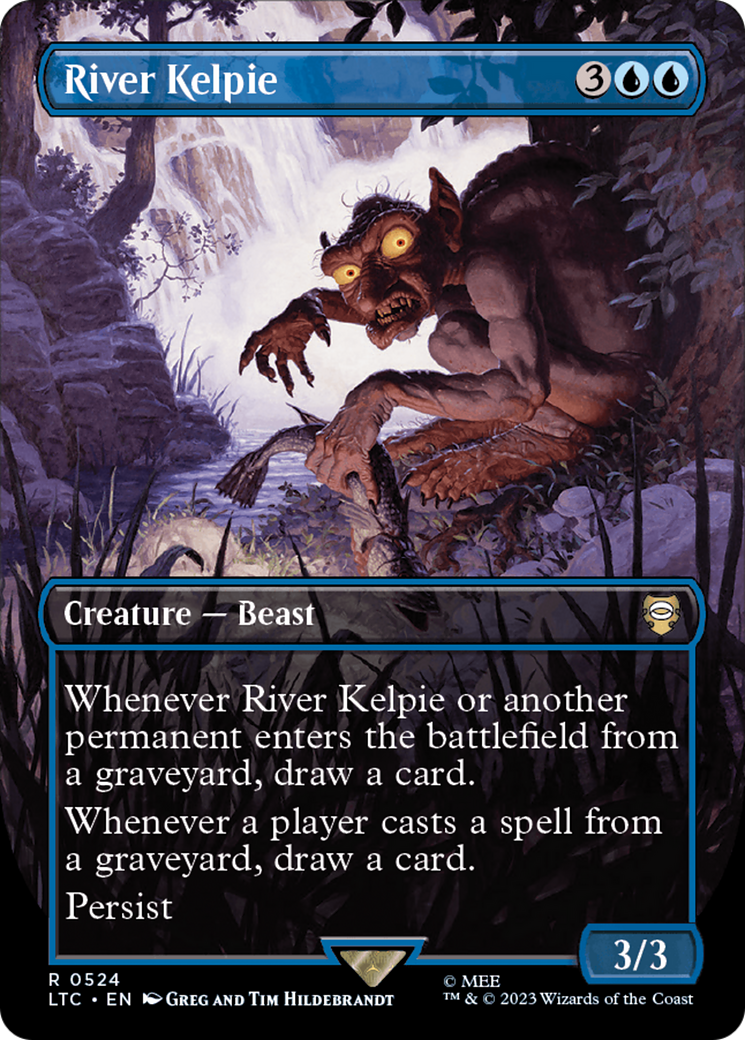 River Kelpie (Borderless) [The Lord of the Rings: Tales of Middle-Earth Commander] | Game Master's Emporium (The New GME)