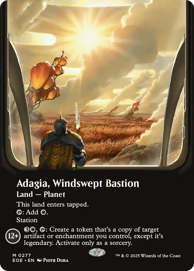 Adagia, Windswept Bastion (Borderless) [Edge of Eternities] | Game Master's Emporium (The New GME)