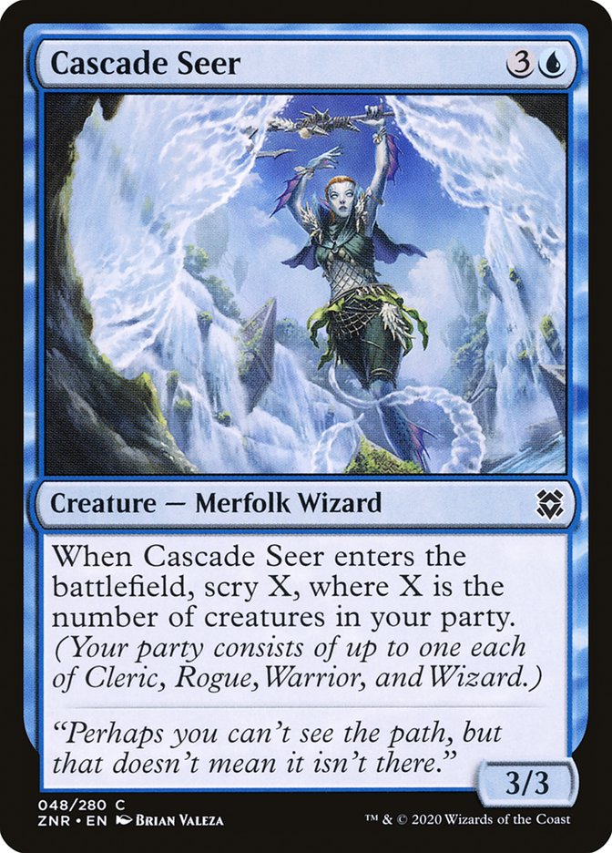 Cascade Seer [Zendikar Rising] | Game Master's Emporium (The New GME)