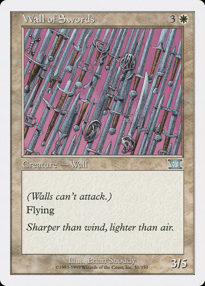 Wall of Swords [Classic Sixth Edition] | Game Master's Emporium (The New GME)