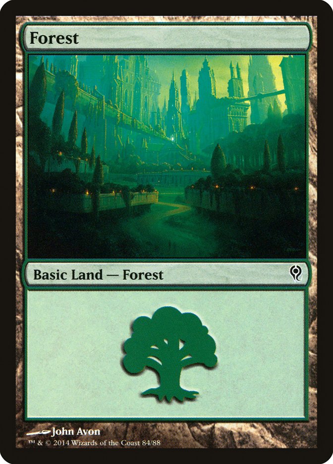 Forest (84) [Duel Decks: Jace vs. Vraska] | Game Master's Emporium (The New GME)