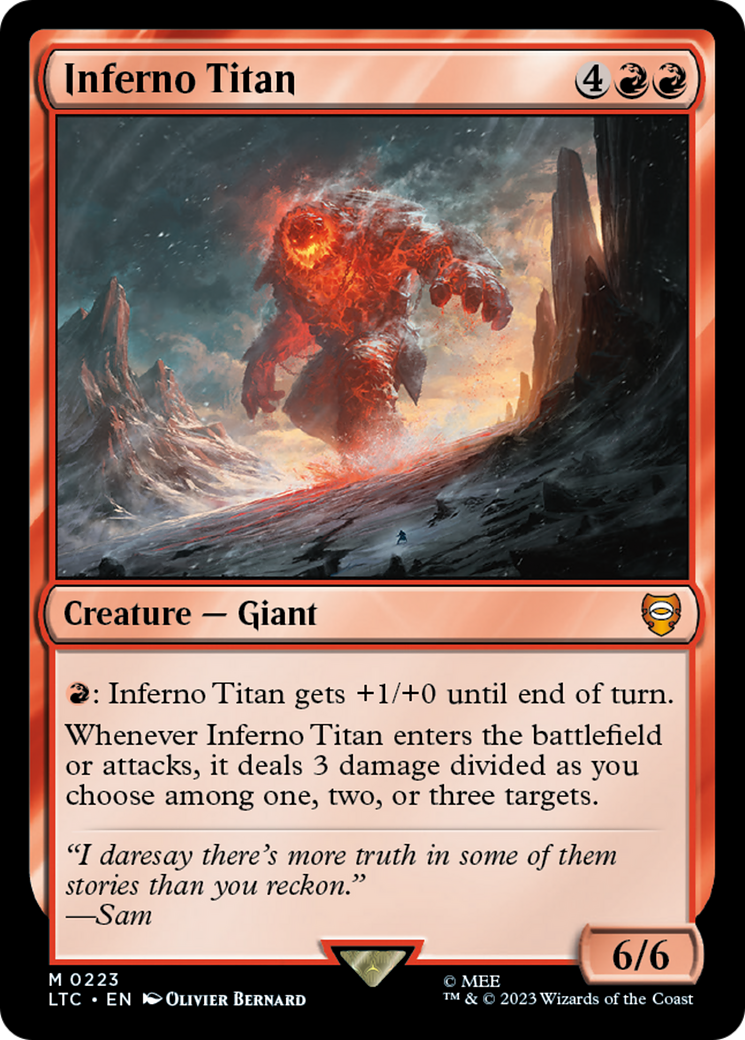 Inferno Titan [The Lord of the Rings: Tales of Middle-Earth Commander] | Game Master's Emporium (The New GME)