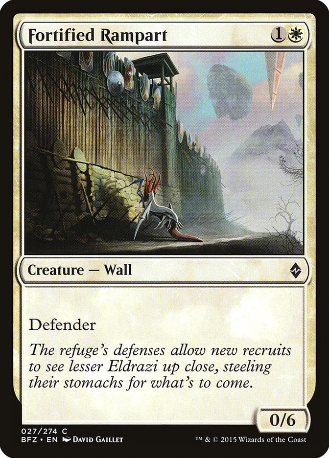 Fortified Rampart [Battle for Zendikar] | Game Master's Emporium (The New GME)