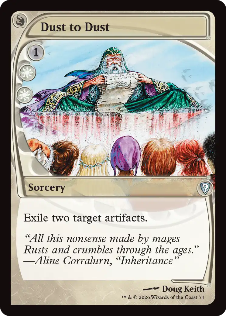 Dust to Dust (Future Sight) [Mystery Booster: Commander Edition] | Game Master's Emporium (The New GME)