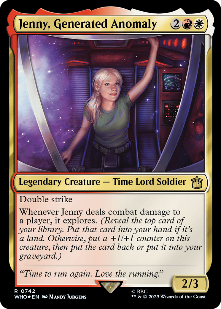 Jenny, Generated Anomaly (Surge Foil) [Doctor Who] | Game Master's Emporium (The New GME)