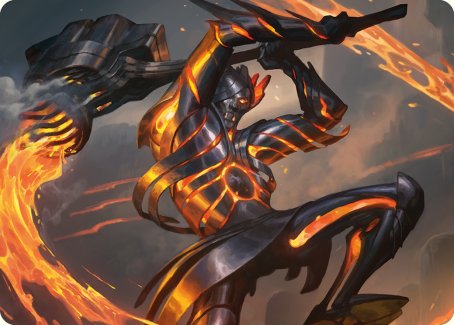Forgehammer Centurion Art Card [Phyrexia: All Will Be One Art Series] | Game Master's Emporium (The New GME)