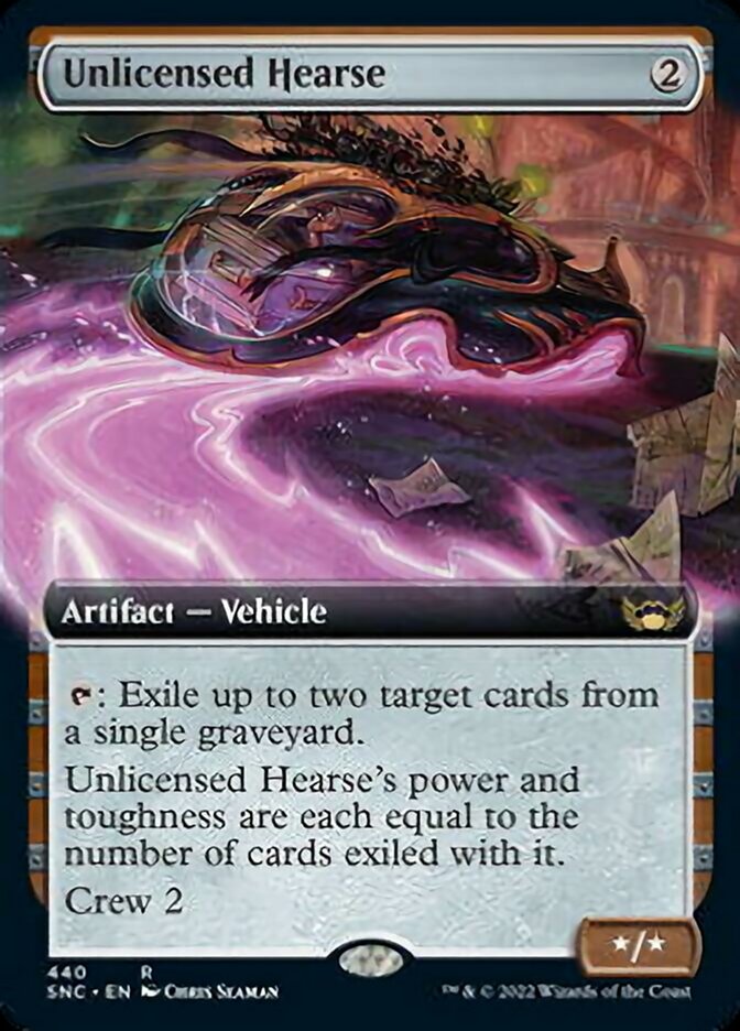 Unlicensed Hearse (Extended Art) [Streets of New Capenna] | Game Master's Emporium (The New GME)