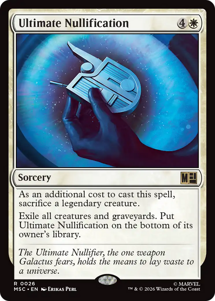 Ultimate Nullification (Surge Foil) [Marvel Super Heroes Commander] | Game Master's Emporium (The New GME)