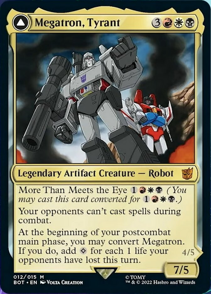Megatron, Tyrant // Megatron, Destructive Force [Transformers] | Game Master's Emporium (The New GME)