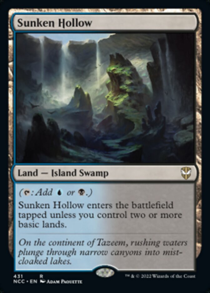 Sunken Hollow [Streets of New Capenna Commander] | Game Master's Emporium (The New GME)