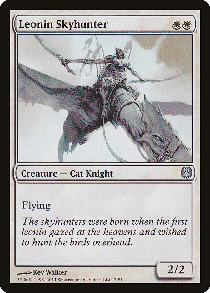 Leonin Skyhunter [Duel Decks: Knights vs. Dragons] | Game Master's Emporium (The New GME)