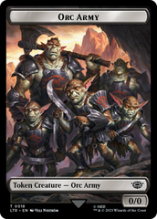 Orc Army (0018) // Food (0024) Double-Sided Token (Surge Foil) [The Lord of the Rings: Tales of Middle-Earth Tokens] | Game Master's Emporium (The New GME)
