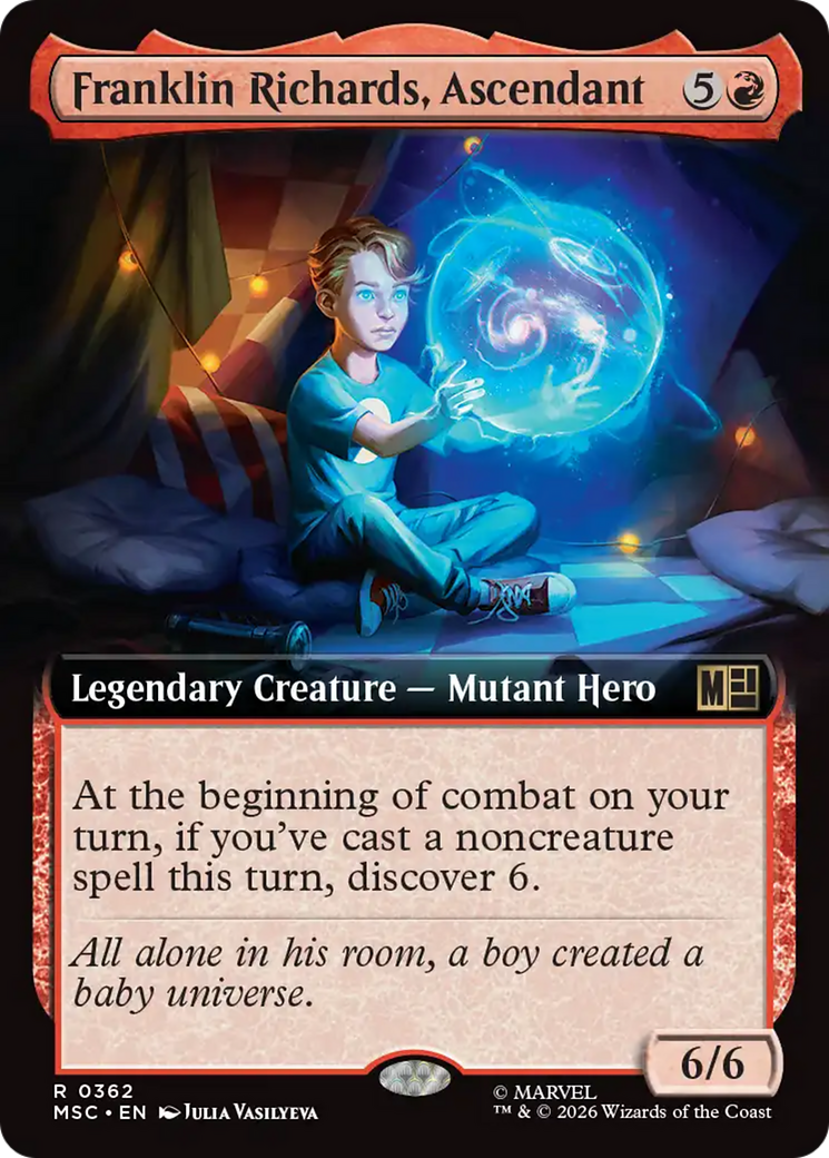 Franklin Richards, Ascendant (Extended Art) [Marvel Super Heroes Commander] | Game Master's Emporium (The New GME)