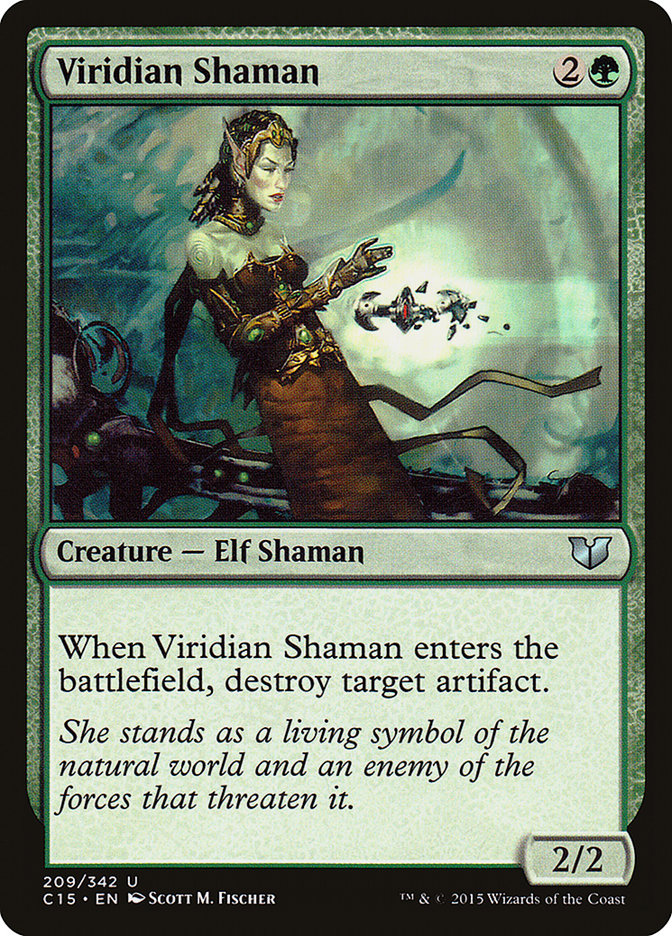 Viridian Shaman [Commander 2015] | Game Master's Emporium (The New GME)