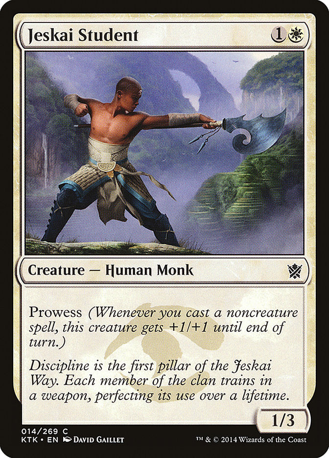 Jeskai Student [Khans of Tarkir] | Game Master's Emporium (The New GME)