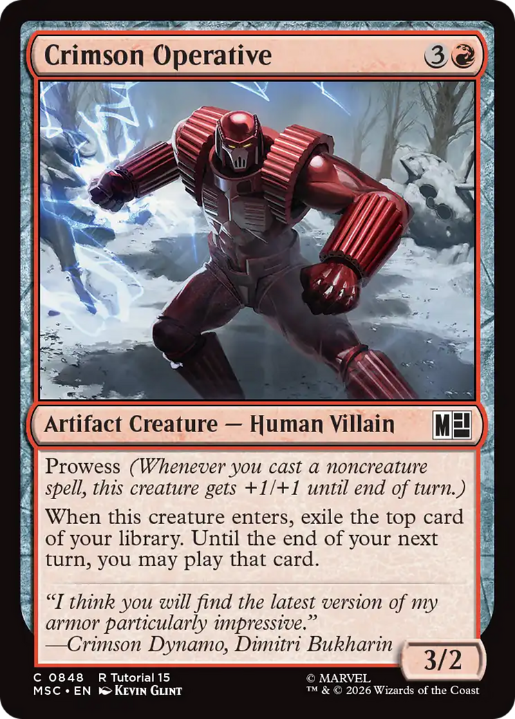 Crimson Operative [Marvel Super Heroes Commander] | Game Master's Emporium (The New GME)