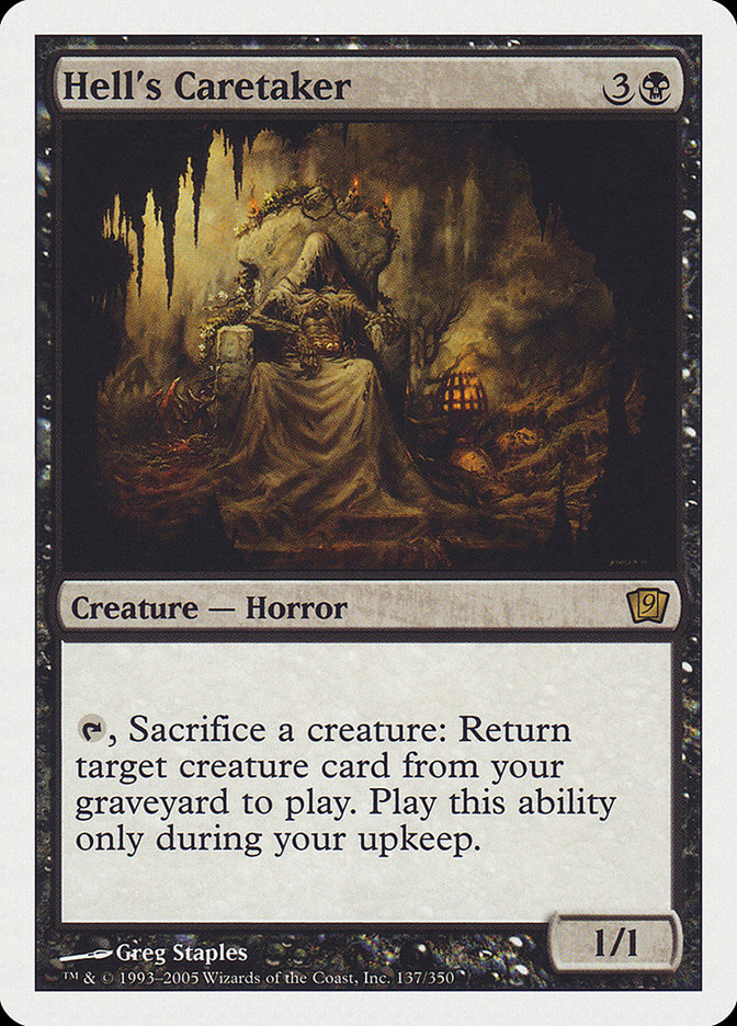 Hell's Caretaker (9th Edition) [Oversize Cards] | Game Master's Emporium (The New GME)