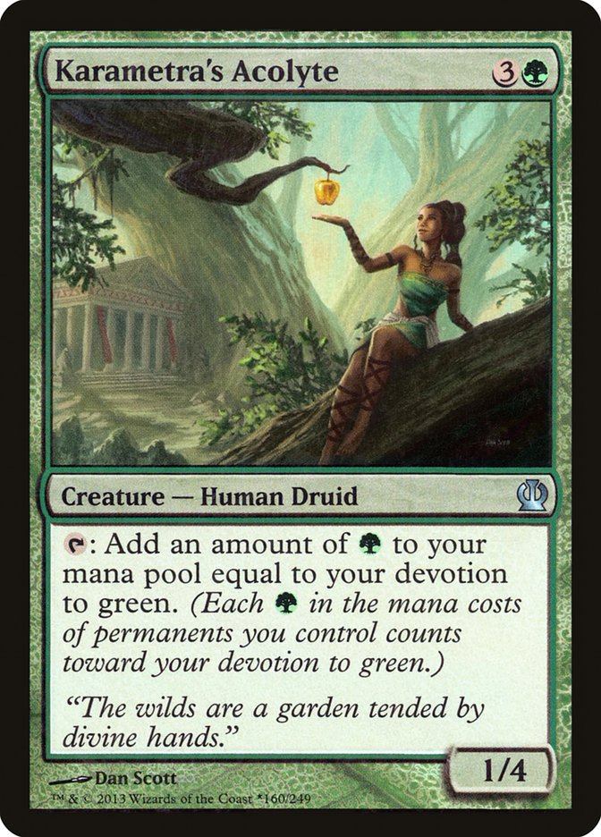 Karametra's Acolyte (Gift Box) [Theros Promos] | Game Master's Emporium (The New GME)