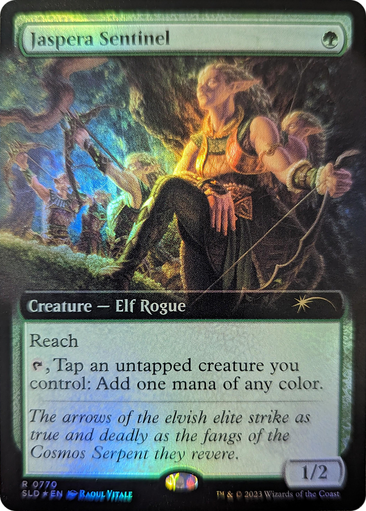 Jaspera Sentinel (Extended Art) [Secret Lair Drop Series] | Game Master's Emporium (The New GME)