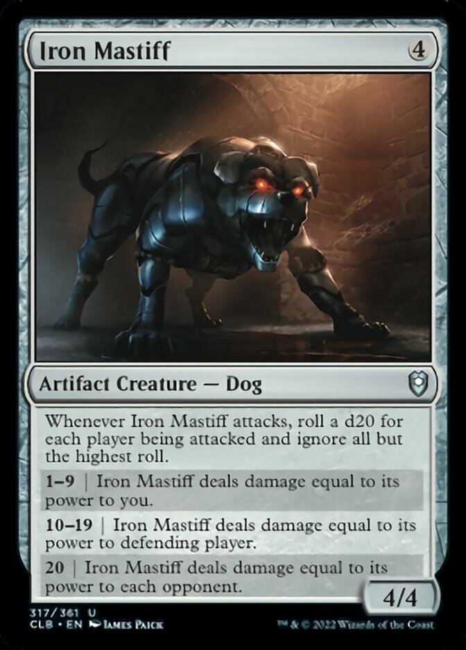 Iron Mastiff [Commander Legends: Battle for Baldur's Gate] | Game Master's Emporium (The New GME)