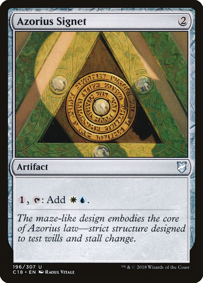 Azorius Signet [Commander 2018] | Game Master's Emporium (The New GME)