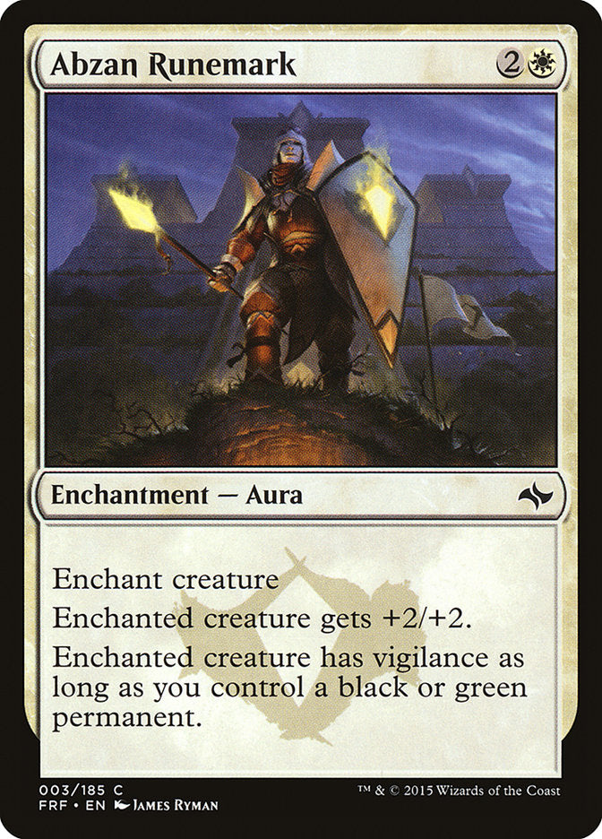 Abzan Runemark [Fate Reforged] | Game Master's Emporium (The New GME)