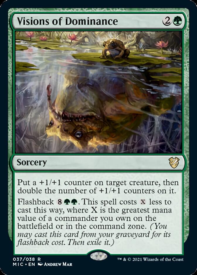 Visions of Dominance [Innistrad: Midnight Hunt Commander] | Game Master's Emporium (The New GME)