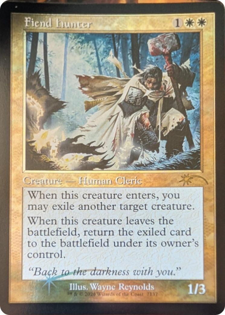 Fiend Hunter (Retro Frame) [Secret Lair Drop Series] | Game Master's Emporium (The New GME)