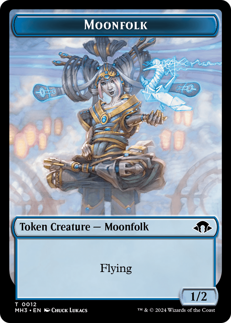 Phyrexian Germ // Moonfolk Double-Sided Token [Modern Horizons 3 Tokens] | Game Master's Emporium (The New GME)