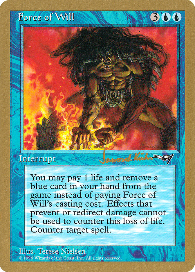 Force of Will (Janosch Kuhn) [World Championship Decks 1997] | Game Master's Emporium (The New GME)