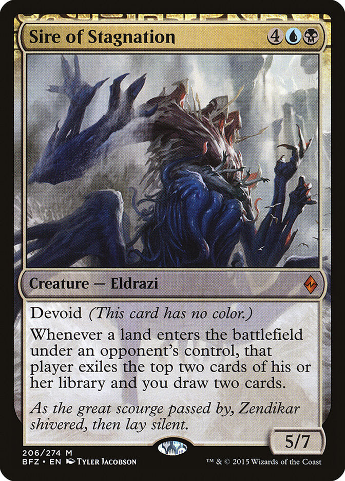 Sire of Stagnation [Battle for Zendikar] | Game Master's Emporium (The New GME)