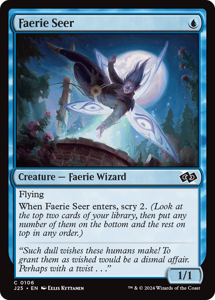 Faerie Seer [Foundations Jumpstart] | Game Master's Emporium (The New GME)