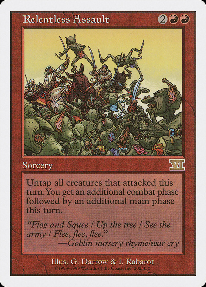 Relentless Assault [Classic Sixth Edition] | Game Master's Emporium (The New GME)