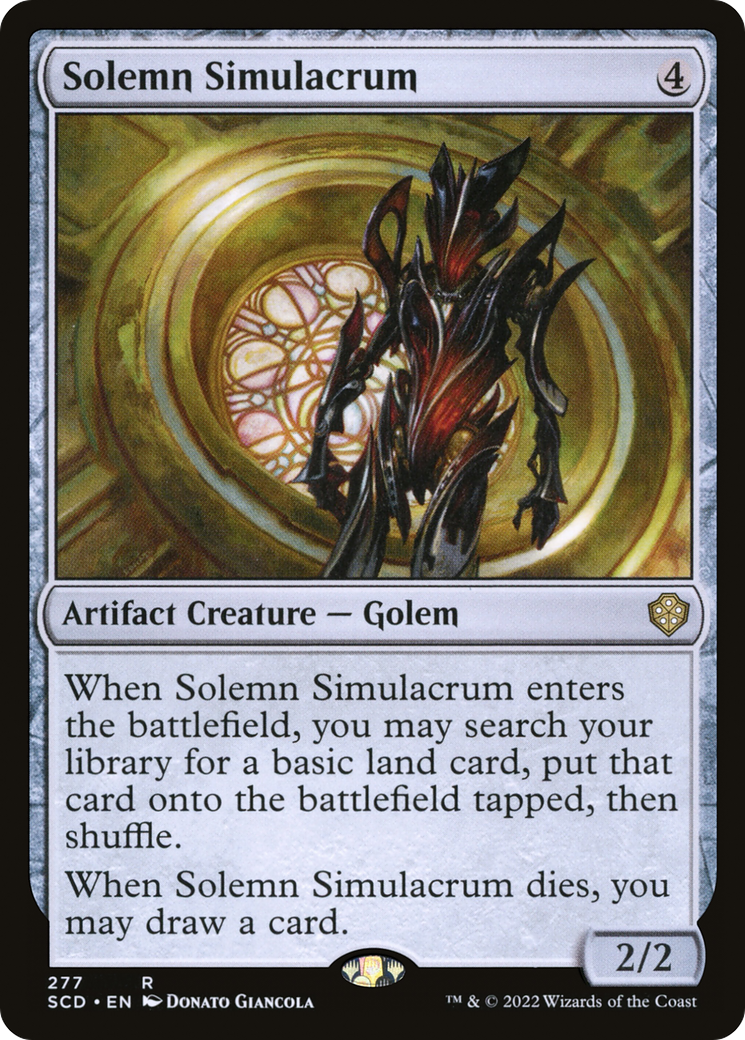 Solemn Simulacrum [Starter Commander Decks] | Game Master's Emporium (The New GME)