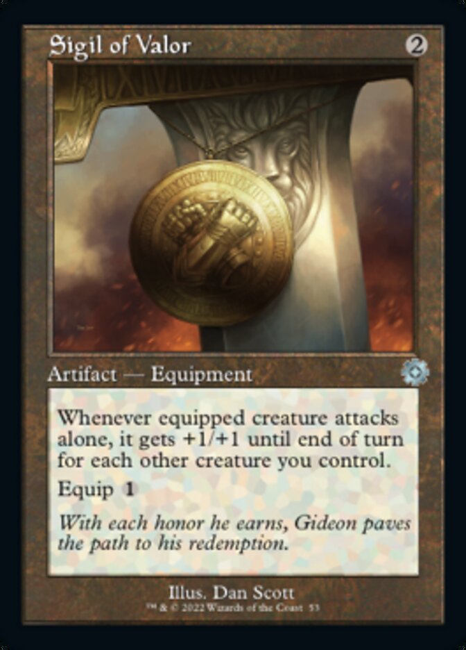 Sigil of Valor (Retro) [The Brothers' War Retro Artifacts] | Game Master's Emporium (The New GME)